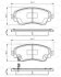Колодки гальмівні дискові BOSCH 0 986 495 132 (фото 1)