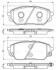 HYUNDAI колодки гальмівні передн.IX55 BOSCH 0 986 495 310 (фото 1)
