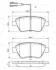 Колодки гальмівні передні Fiat 500 / 500C 2007- BOSCH 0 986 495 378 (фото 1)