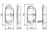 Комплект гальмівних колодок BOSCH 0 986 495 393 (фото 1)