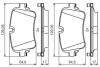 Колодки тормозные задние BOSCH 0 986 495 426 (фото 2)