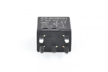 Реле багатофункціональне 12V, 30A, 5 пол. BOSCH 0 986 AH0 113
