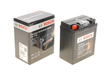 АКБ МОТО AGM 12V 12А*ч 125А FA115 - кратн. 4 шт BOSCH 0 986 FA1 150