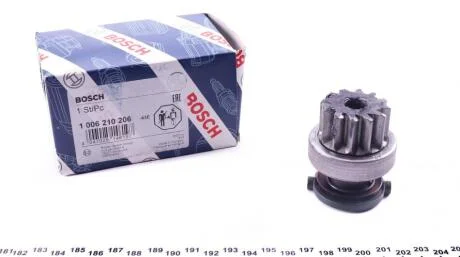 Привід із механізмом вільного ходу, стартер BOSCH 1 006 210 206 (фото 1)