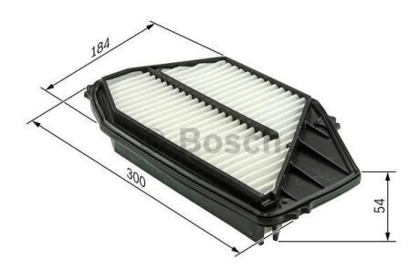 Фільтр повітряний 3970 HONDA Accord -97 BOSCH 1 457 433 970
