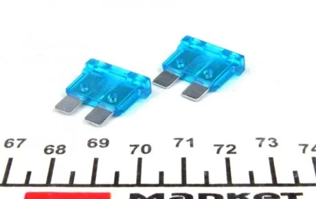 Предохранитель (стандарт/midi) (плоский) (15A / синий) BOSCH 1 904 529 906