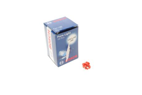 Лампа розжарювання 12V 1,12W BX8.4d PURE LIGHT BOSCH 1 987 302 243