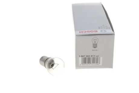 Лампа допоміжного освітлення(одноконтактна) P21W 12V BOSCH 1 987 302 811