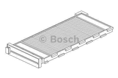 A_Повітряний фільтр салону 1118 Nissan Almera N15 BOSCH 1 987 431 118