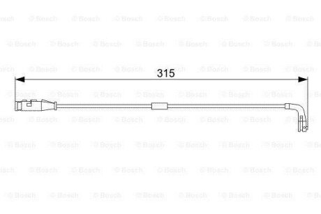Датчик зносу гальмівних колодок BOSCH 1 987 473 039