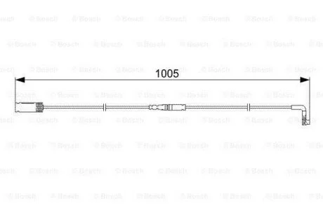 Сигнализатор, износ тормозных колодок BOSCH 1 987 473 053