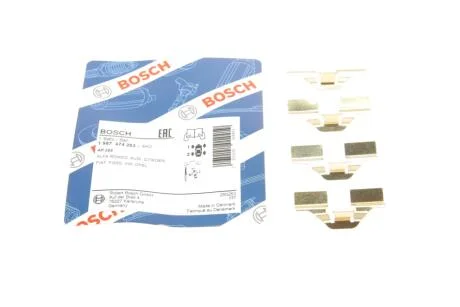Монтажний комплект гальм. колодок AUDI/CITROEN/SKODA/VW "R "96>> BOSCH 1 987 474 253