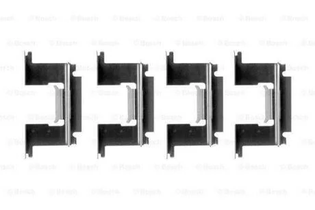 Установчий к-кт. гальм. колод. NISSAN VANETTE -01 BOSCH 1 987 474 347