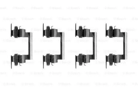 Установчий к-кт. гальм. колод. MITSUBISHI LANCER 08- BOSCH 1 987 474 377