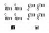 TOYOTA К-т установчий передн. гальм. колодок HIACE IV 2.5 D-4D 4WD (KLH18) 01-06 BOSCH 1 987 474 379 (фото 1)