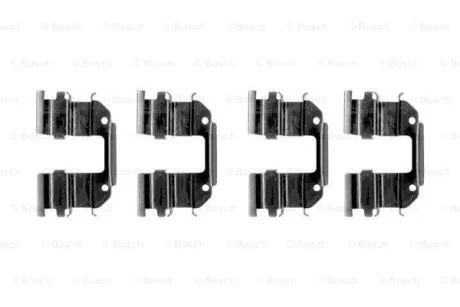 Монтажний набір гальмівних колодок передн CHEVROLET LANOS, MATIZ, SPARK, SPARK/HATCHBACK DAEWOO MATIZ 0.8-1.5 09.98- BOSCH 1 987 474 393