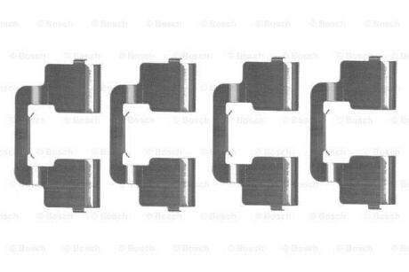 Установчий к-кт. гальм. колод. CITROEN JUMPY 07- BOSCH 1 987 474 458