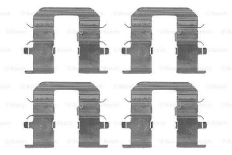 HYUNDAI установчий к-кт. гальм. колодок i10 I 1.0 11-17, i10 I 1.2 11-13, KIA PICANTO 1.2 11- BOSCH 1 987 474 467