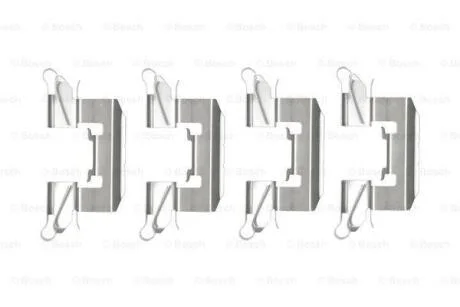 Установчий к-кт. гальм. колод. FORD FIESTA 08- BOSCH 1 987 474 479