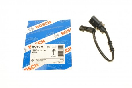 Датчик зносу гальм.колодок 215mm AUDI/PORSCHE A6/A7/RS4/6/7/Macan \'\'R \'\'1,8-4,0 \'\'10>> BOSCH 1 987 474 489