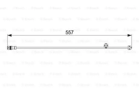 A_Датчик зношування гальм. колодок PORSCHE 911/Carrera \'\'3.6-5.7 \'\'99-12 - тимчасово недоступний BOSCH 1 987 474 555