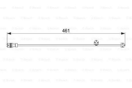 Сигнализатор, износ тормозных колодок BOSCH 1 987 474 558