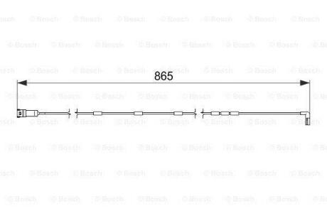 Датчик зношування диск.кол.перед BOSCH 1 987 474 586