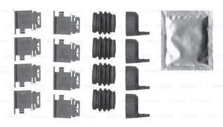 NISSAN К-т установчий гальм. колодок NV400 dCi 100 11-14, OPEL MOVANO B 2.3 CDTI 10-, RENAULT MASTER III 2.3 dCi 14- BOSCH 1 987 474 750