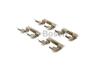 MITSUBISHI пластини для установки колодок (4шт.) Airtrek, Galant VI, Grandis, L200/400, Outlander, Pajero II,III,IV, Citroen C-Crosser BOSCH 1 987 474 825 (фото 1)