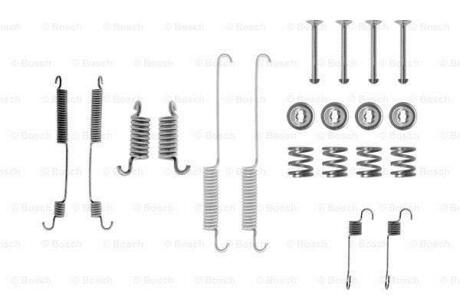 FORD Р/к установки задніх гальмівних колодок Escort -90 BOSCH 1 987 475 072