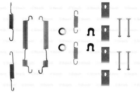HONDA установчий к-кт. гальм. колод. Civic -95 BOSCH 1 987 475 176