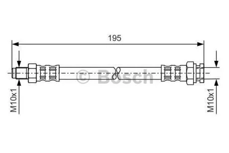 Гальмівний шланг BOSCH 1 987 476 152