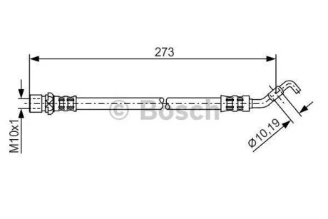 Шланг гальмівний BOSCH 1 987 476 270