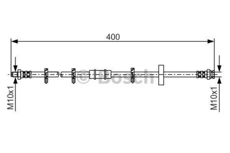 Шланг гальмівний BOSCH 1 987 476 413