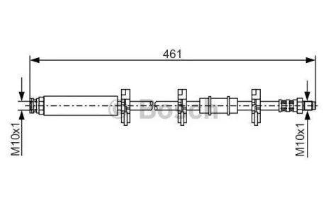 Гальмівний шланг BOSCH 1 987 476 463