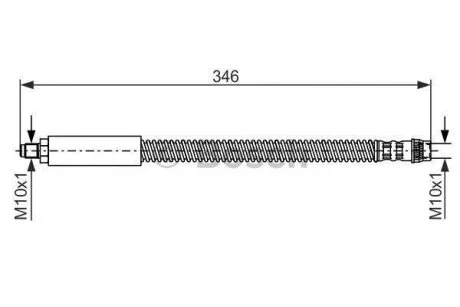Гальмівний шланг BOSCH 1 987 476 859