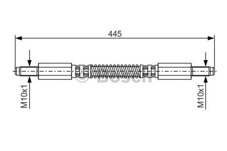Гальмівний шланг BOSCH 1 987 476 925
