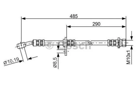 Шланг гальмівний BOSCH 1 987 476 989