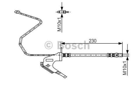 Гальмівний шланг \'\'RL BOSCH 1 987 481 161