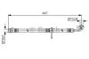 Шланг тормозной Honda CRV 07&gt; L=447 передн L BOSCH 1 987 481 511 (фото 1)