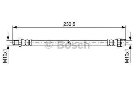 Гальмівний шланг BOSCH 1 987 481 599