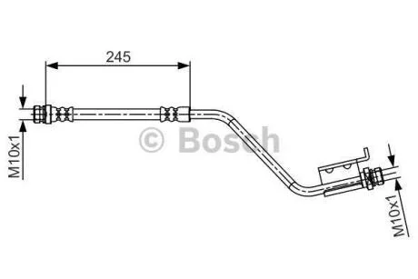 Шланг гальм. задн. прав. KIA VENGA 10- BOSCH 1 987 481 717