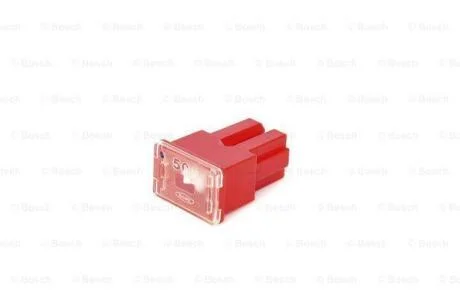 Предохранитель штепсельный (картриджного типа) 50A (японские авто) (красный) BOSCH 1 987 529 065