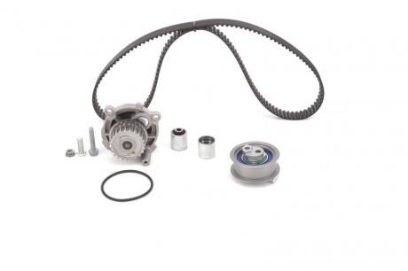 К-кт ГРМ (помпа + рем. + 3 ролика + крепл.) Golf, Passat, Audi A4, Skoda BOSCH 1 987 946 407