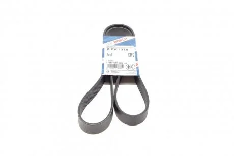 Ремінь П-клиновий 8PK1376 BOSCH 1 987 947 090