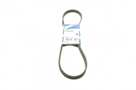 Ремень генератора с ГУР (5РК975) Daewoo Lanos/Nexia 1.5 SOHC BOSCH 1 987 947 813