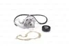 Комплект ГРМ (ремінь + ролик + водяний насос) FORD C-MAX, FIESTA IV, FIESTA/MINIVAN, FOCUS C-MAX, FOCUS I, FOCUS II, GALAXY II, MONDEO IV, S-MAX, TOURNEO CONNECT, TRANSIT CONNECT 1.8D 08.98-06.15 BOSCH 1 987 948 520 (фото 1)