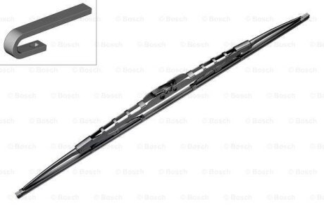 Щетка стеклоочистителя каркасная Twin 700 мм (28") BOSCH 3 397 018 173