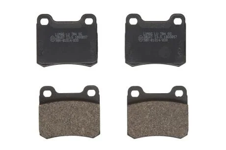 Колодки гальмівні дискові, комплект BRECK 20687 00 704 00