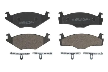Колодки пер. гальмівні VW GOLF I/II/JETTA I/II -91/PASSA BRECK 20887 20 702 00